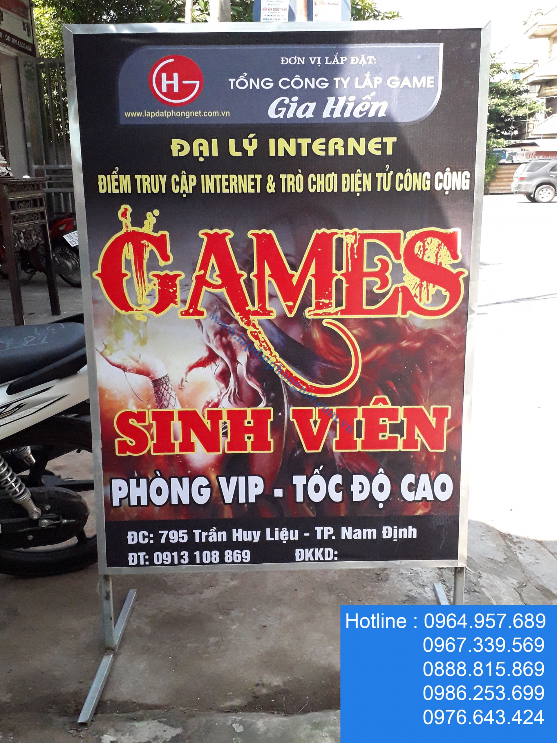 Lắp đặt phòng game cho anh Sơn tại TP Nam Định