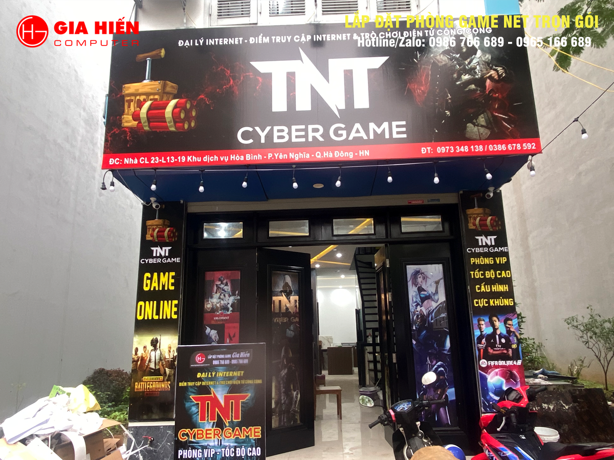 TNT Cyber Game vừa được đội ngũ Gia Hiến hoàn thiện và bàn giao ngày 3/12/2022