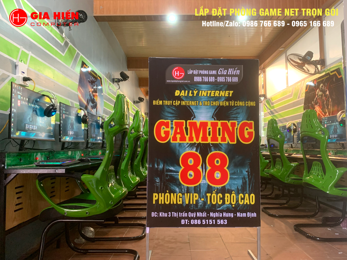 Gaming 88 vừa được đội ngũ Gia Hiến hoàn thiện và bàn giao ngày 10/12/2022
