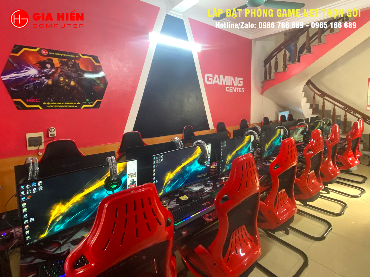 Sơn Kon Gaming sở hữu 20PC cấu hình cao đáp ứng chơi mượt mà các tựa game hiện nay.