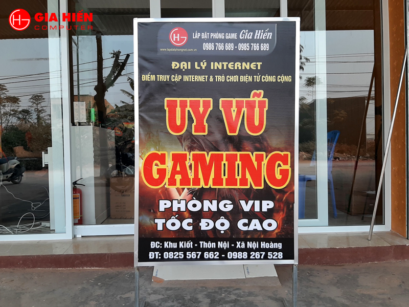 Uy Vũ Gaming tọa lạc tại huyện Yên Dũng, Bắc Giang.