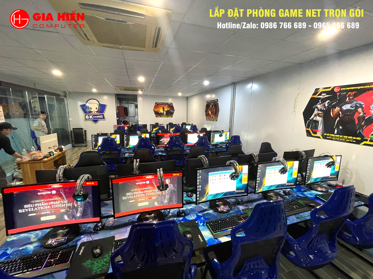 8K Gaming sở hữu 20PC cấu hình cao đáp ứng chơi mượt mà các tựa game hiện nay.