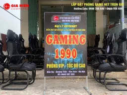  Dự án lắp đặt phòng net 1990 Gaming - Quang Tiến, Sóc Sơn, Hà Nội | Gia Hiến Computer 