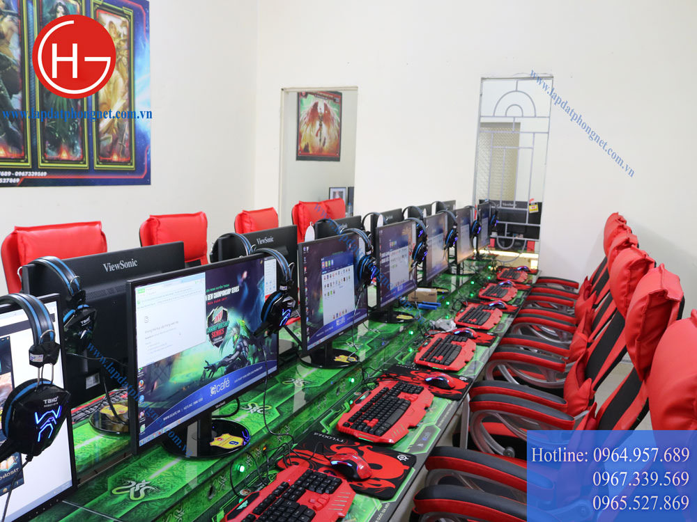 Lắp đặt phòng game net tại Hà Nội