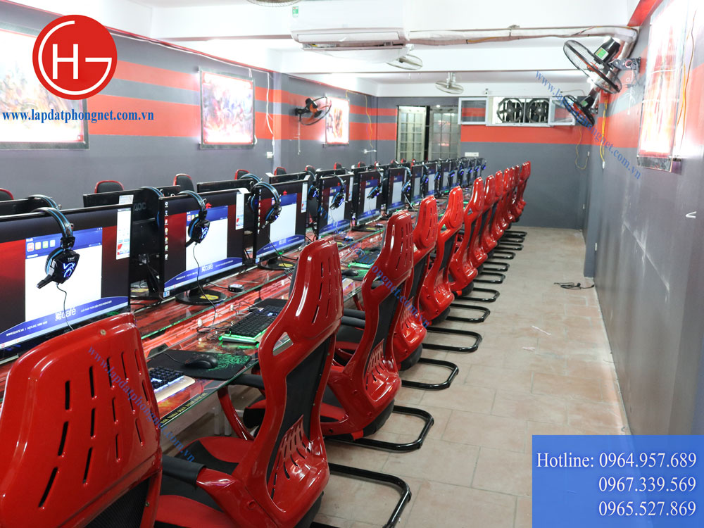 Lắp đặt phòng game net cho anh Bách tại Mỹ Hào, Hưng Yên