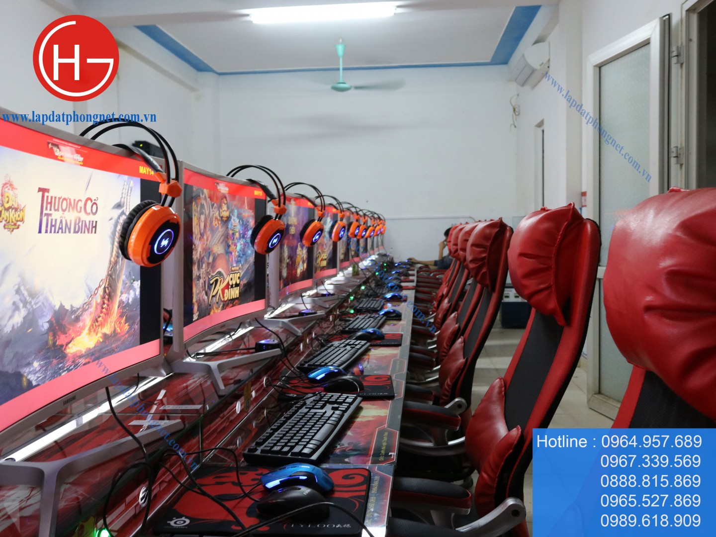 Lắp đặt phòng game giá rẻ cho anh Cường tại Phổ Yên, Thái Nguyên