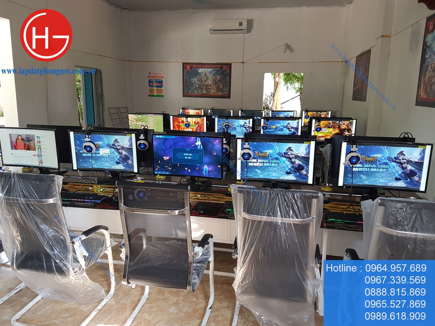 Lắp đặt phòng game cho anh Hải tại Phong Thổ, Lai Châu