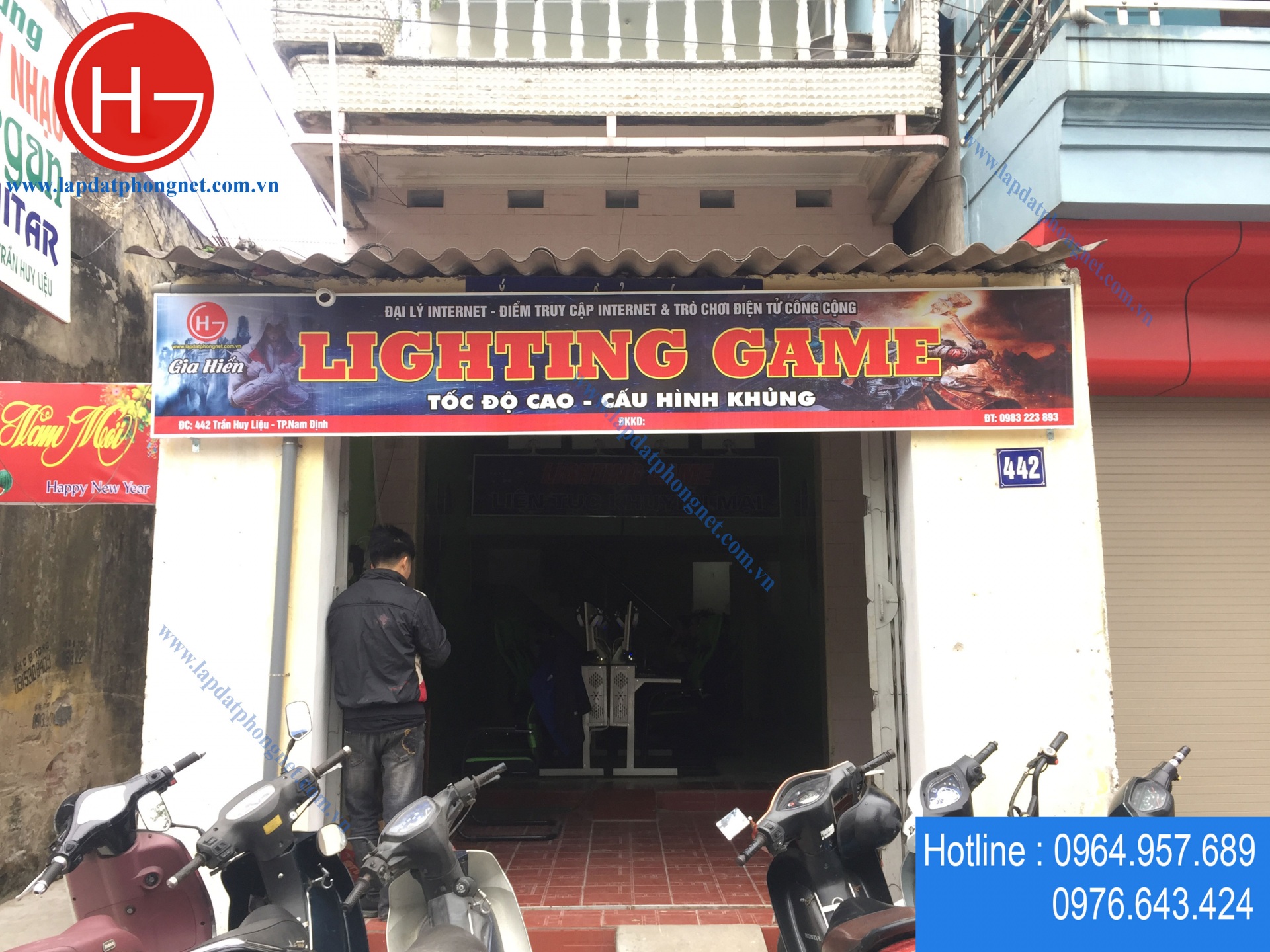 Lắp đặt phòng game trọn gói cho anh Hiệp tại TP Nam Định