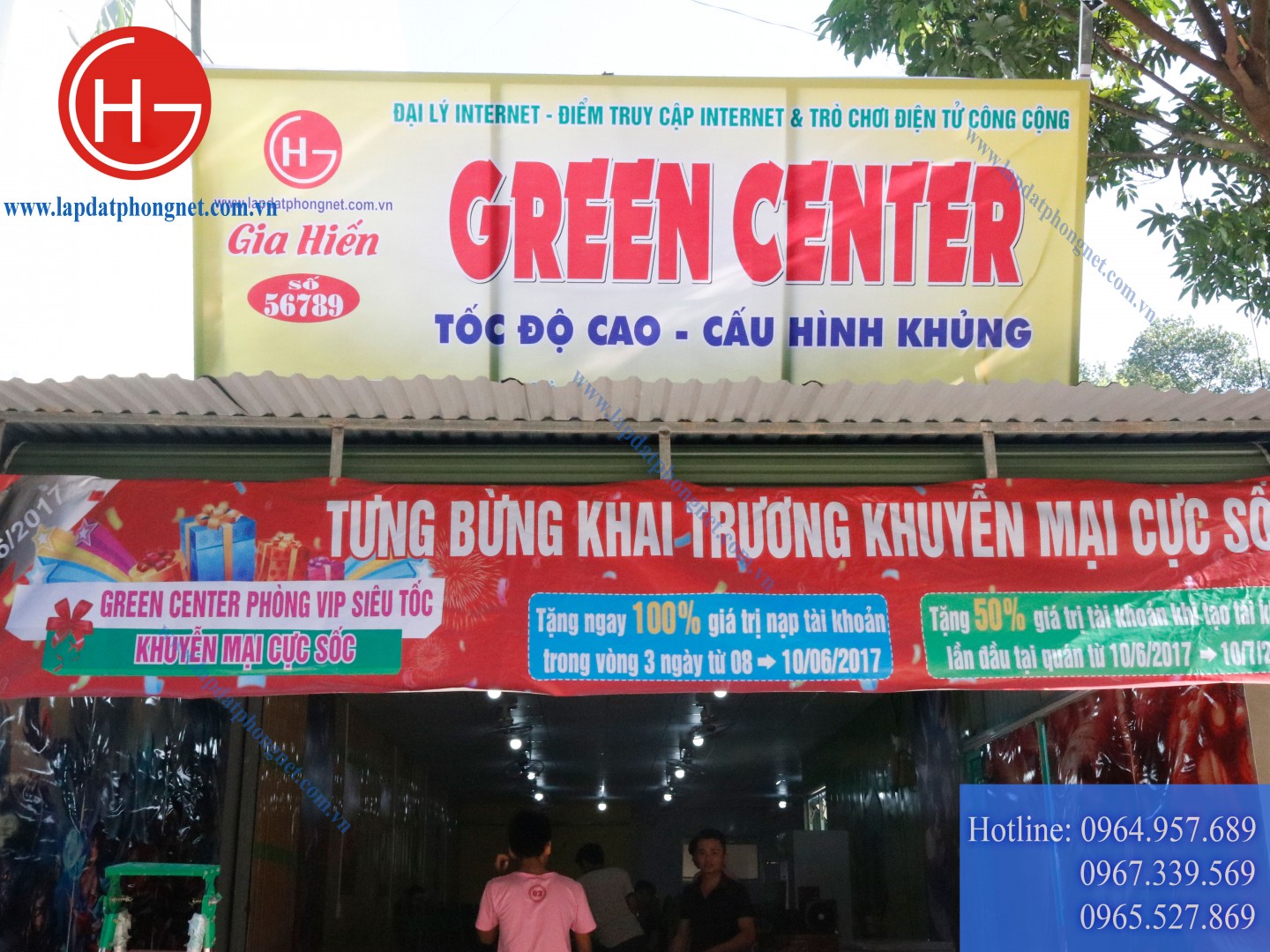 Lắp đặt phòng game net trọn gói cho anh Lai tại Điện Biên