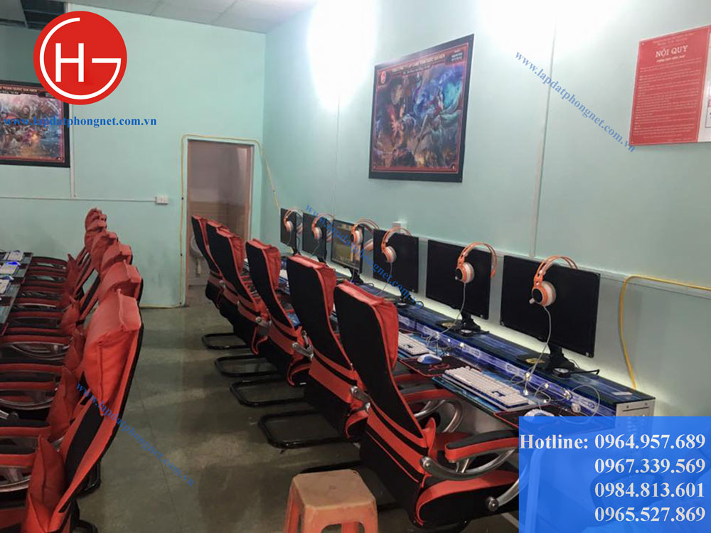 Lắp đặt phòng game net tại Yên Dũng, Bắc Giang 02