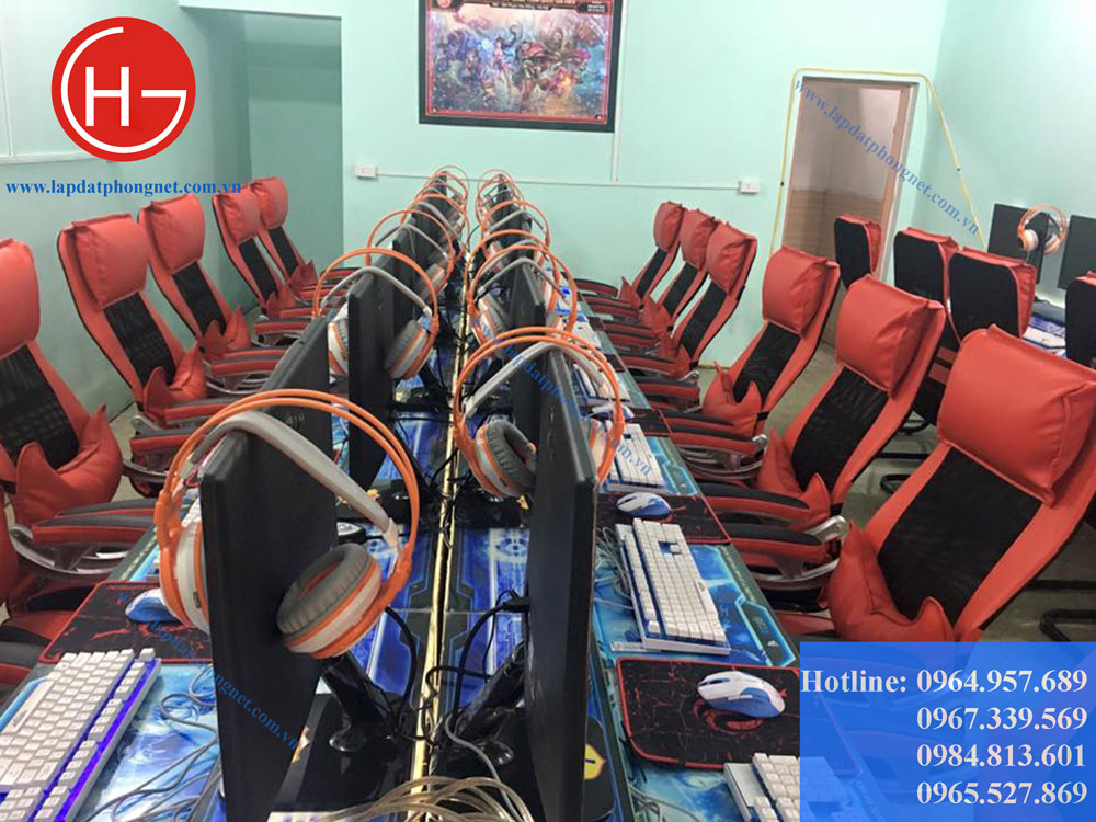 Lắp đặt phòng game net tại Yên Dũng, Bắc Giang