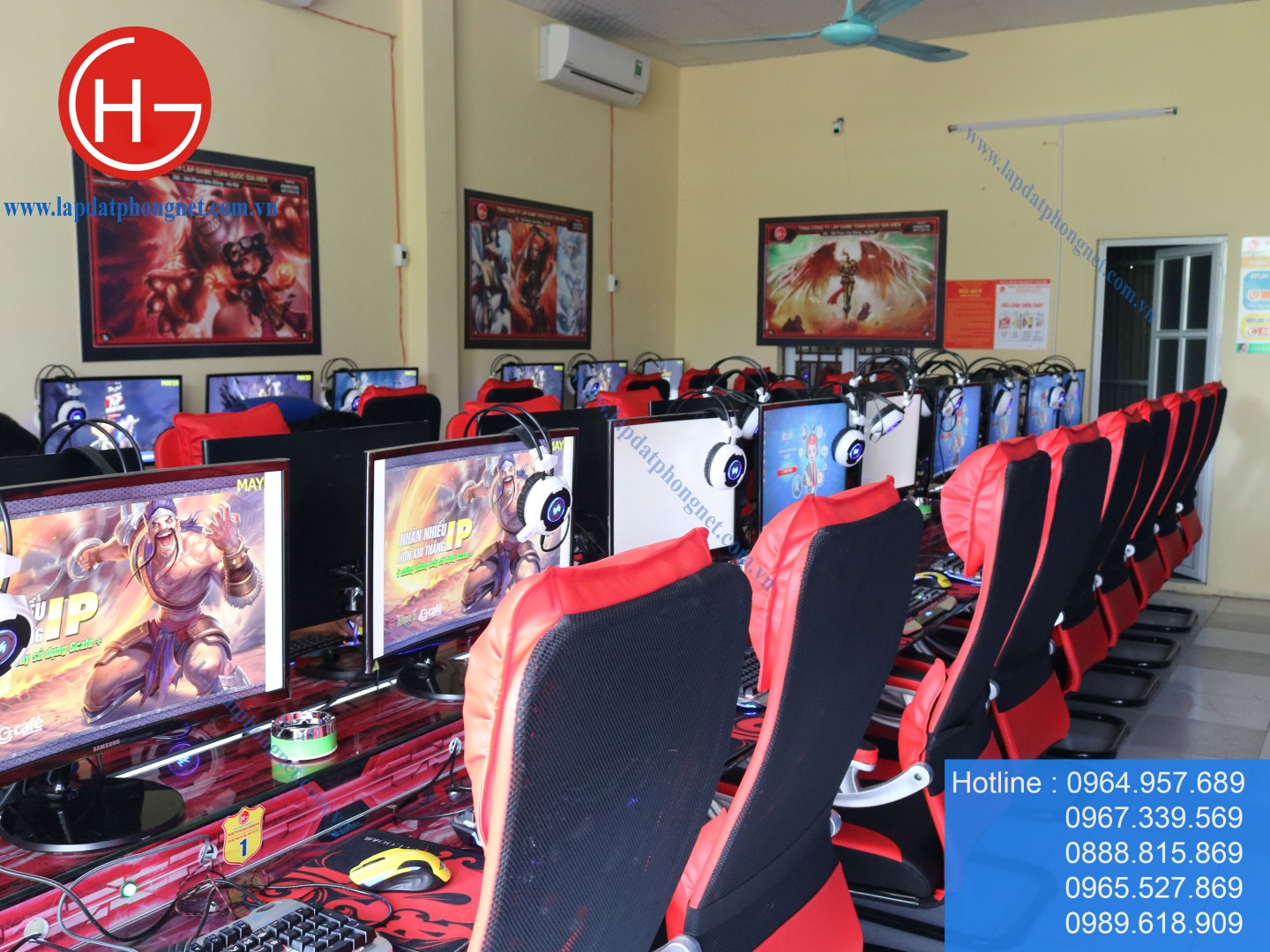 Lắp đặt phòng game giá rẻ cho anh Ngọc tại Mê Linh, Hà Nội