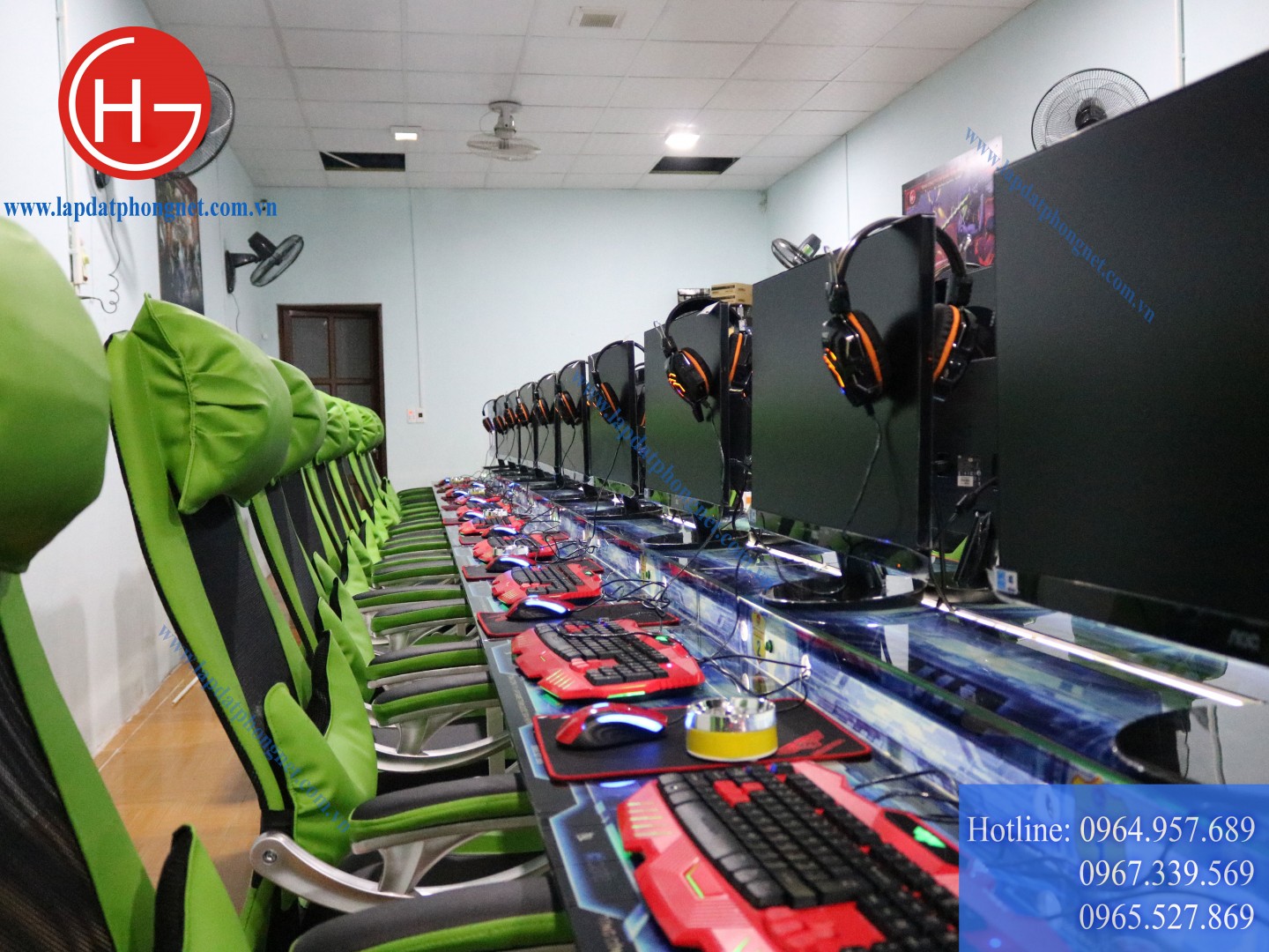 Lắp đặt phòng game trọn gói cho anh Nguyện tại Hiệp Hòa, Bắc Giang