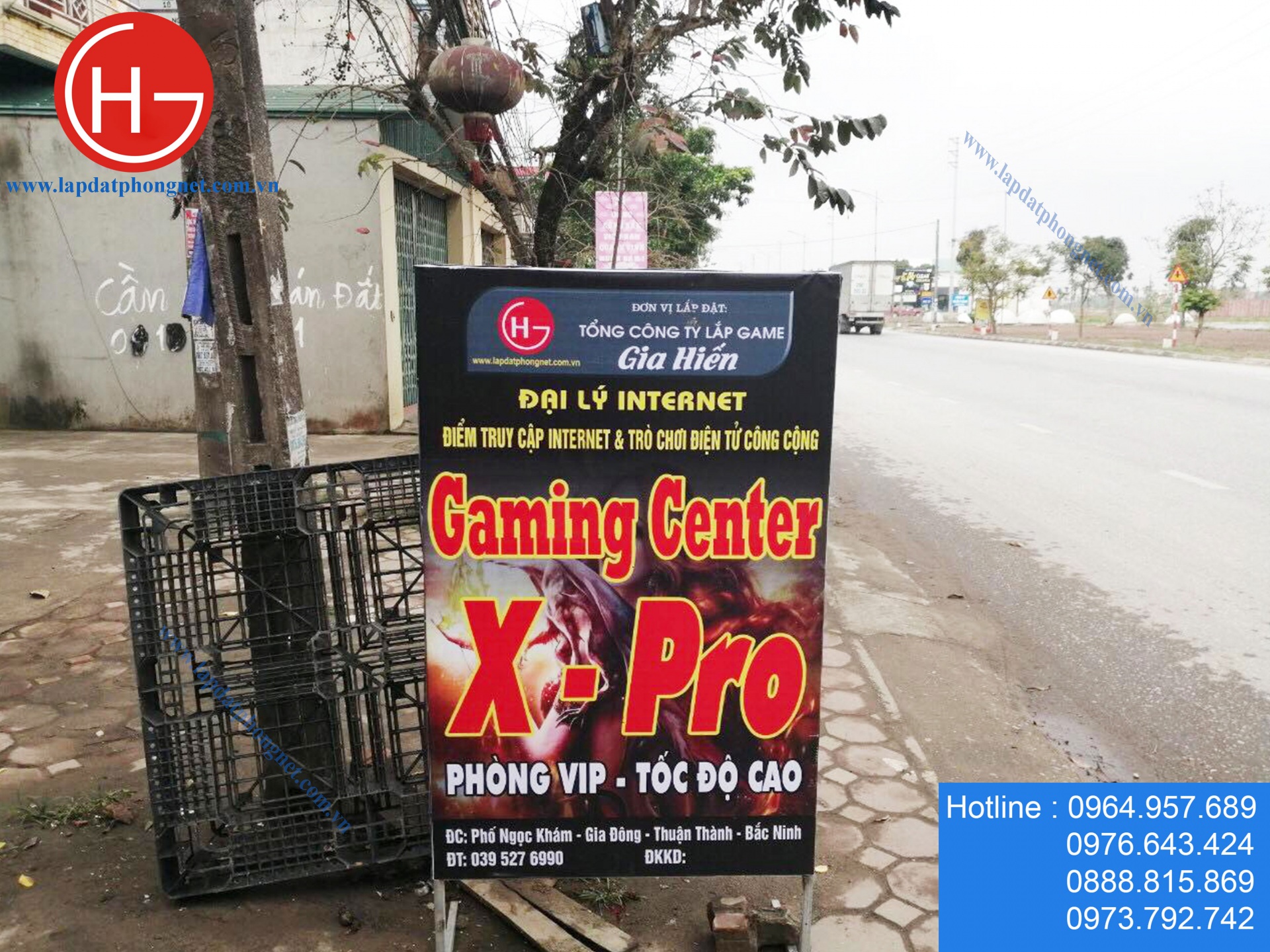 Lắp đặt phòng game giá rẻ cho anh Thao tại Thuận Thành