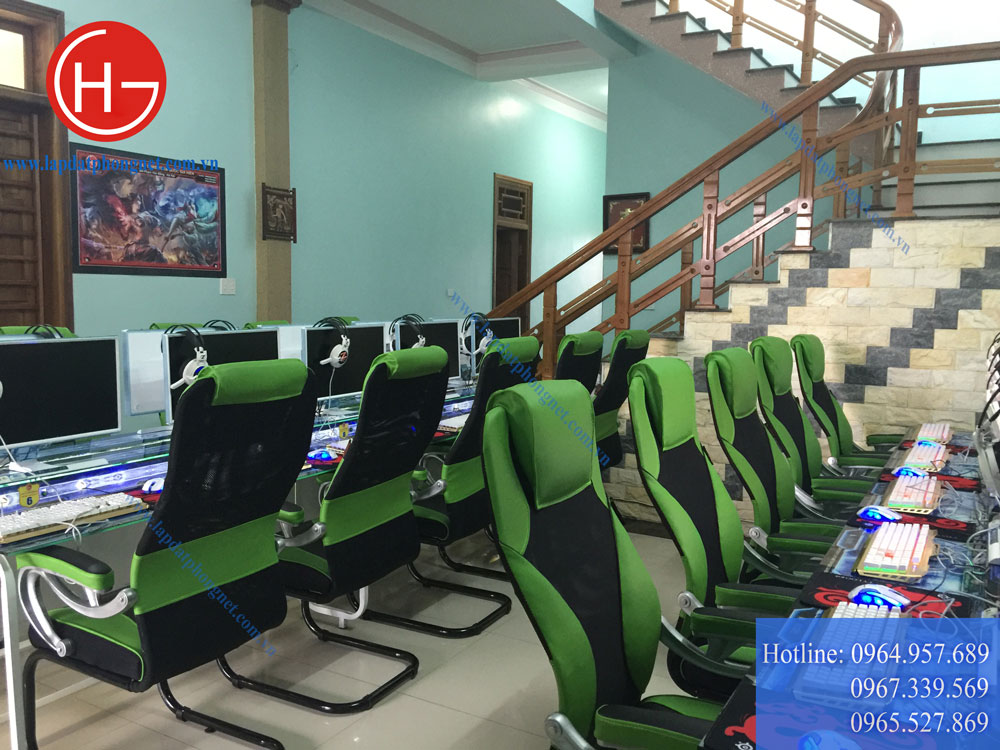 Lắp đặt phòng game net trọn gói cho anh Thuận tại Thanh Hóa