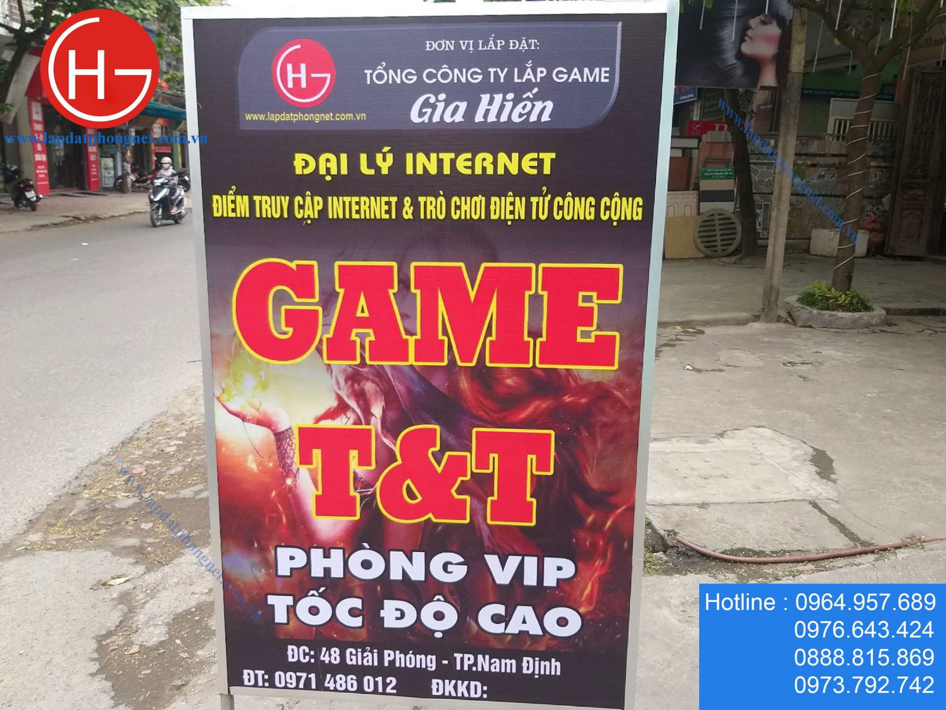 Lắp đặt phòng game cho anh Trường tại Nam Định