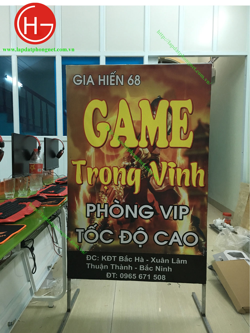 Lắp đặt phòng net tại Thuận Thành, Bắc Ninh 06
