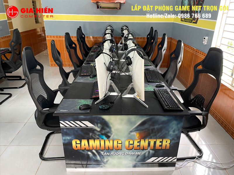 Phòng game được thiết kế theo mô hình Cyber game mini