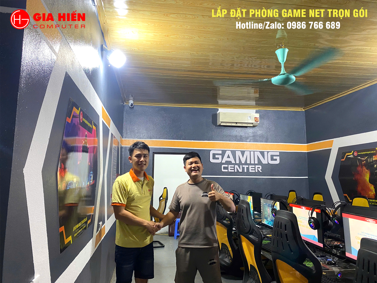 Gaming Center vừa được đội ngũ Gia Hiến hoàn thiện và bàn giao ngày 08/09/2024