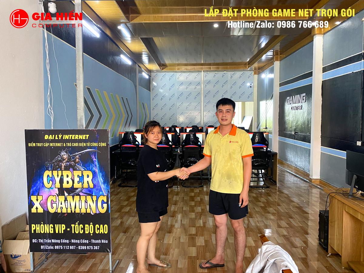 Cyber X Gaming vừa được đội ngũ Gia Hiến hoàn thiện và bàn giao ngày 12/05/2024