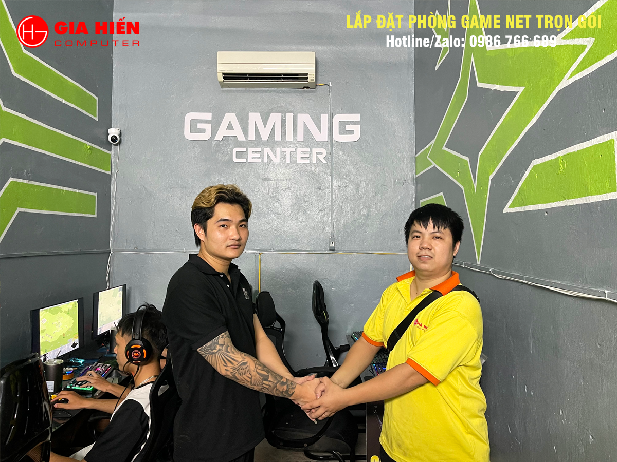 Gaming Center vừa được đội ngũ Gia Hiến hoàn thiện và bàn giao ngày 16/05/2024