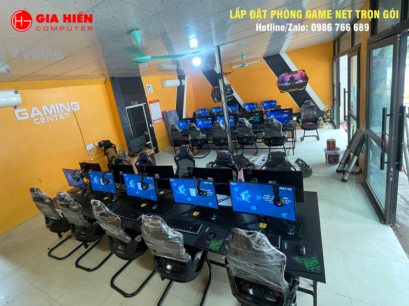 Phòng game được thiết kế theo mô hình Cyber game mini
