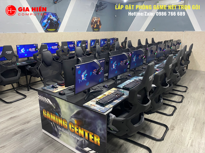 Không gian được sơn trang trí hiện đại, chuyên nghiệp.