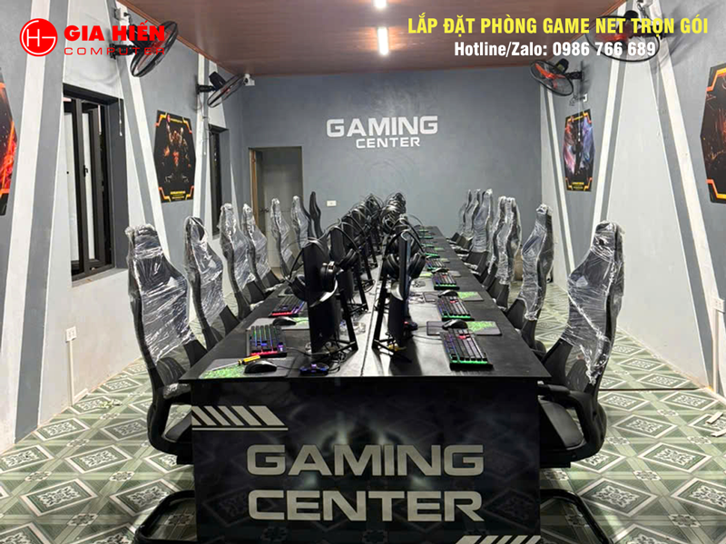 Phòng game được thiết kế theo mô hình Cyber game mini