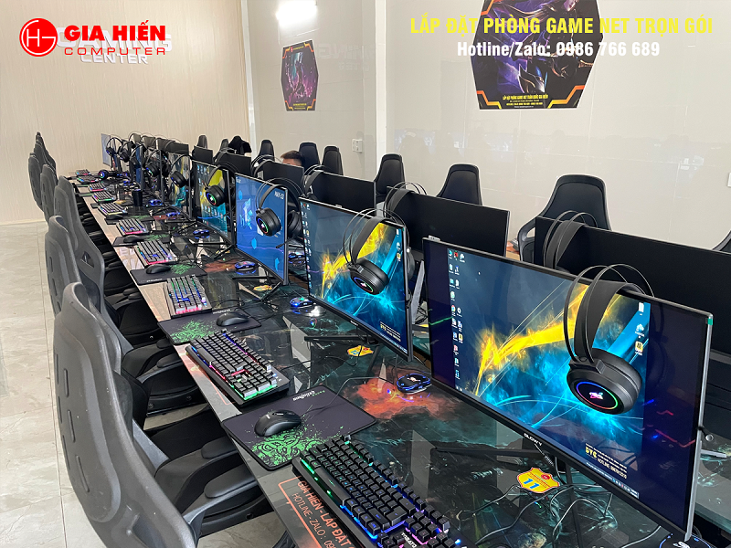 Không gian được sơn trang trí hiện đại, chuyên nghiệp.