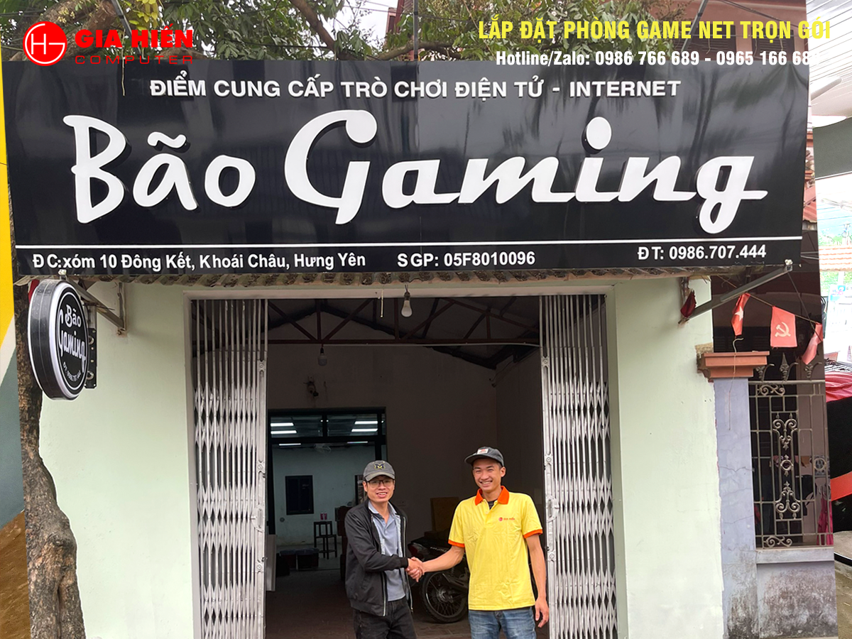 BÃO Gaming vừa được đội ngũ Gia Hiến hoàn thiện và bàn giao ngày 29/03/2023