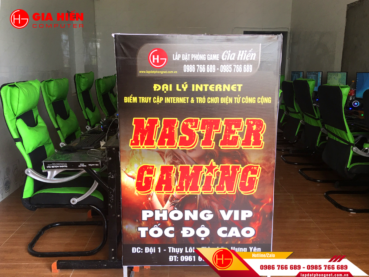 Master gaming vừa được đội ngũ Gia Hiến hoàn thiện và bàn giao cho anh chủ quán tại Tiên Lữ.