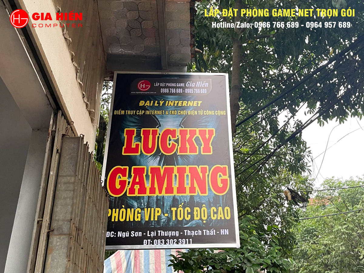 Lucky Gaming vừa được đội ngũ Gia Hiến hoàn thiện và bàn giao ngày 14/04/2023