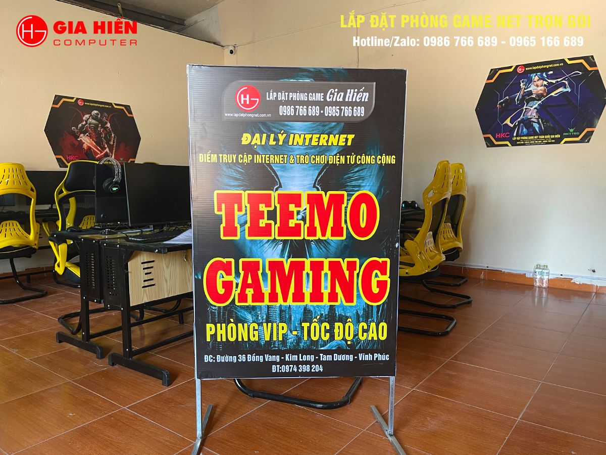 TEEMO Gaming vừa được đội ngũ Gia Hiến hoàn thiện và bàn giao ngày 22/03/2023